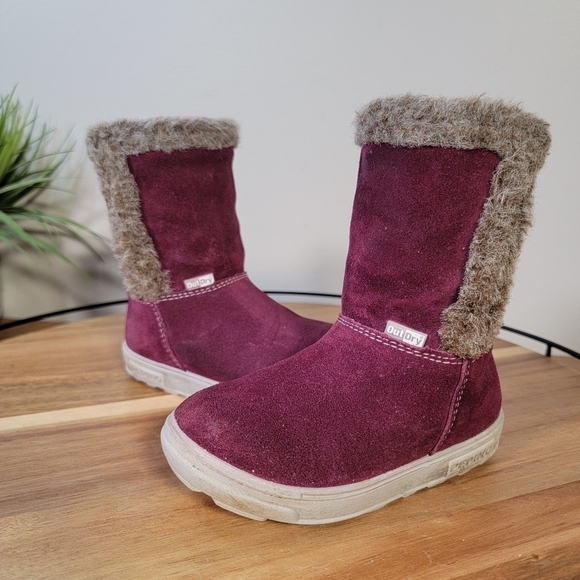 Ricosta Pepino Usky Plum Girls Boots Size 23 - Picture 3 of 17